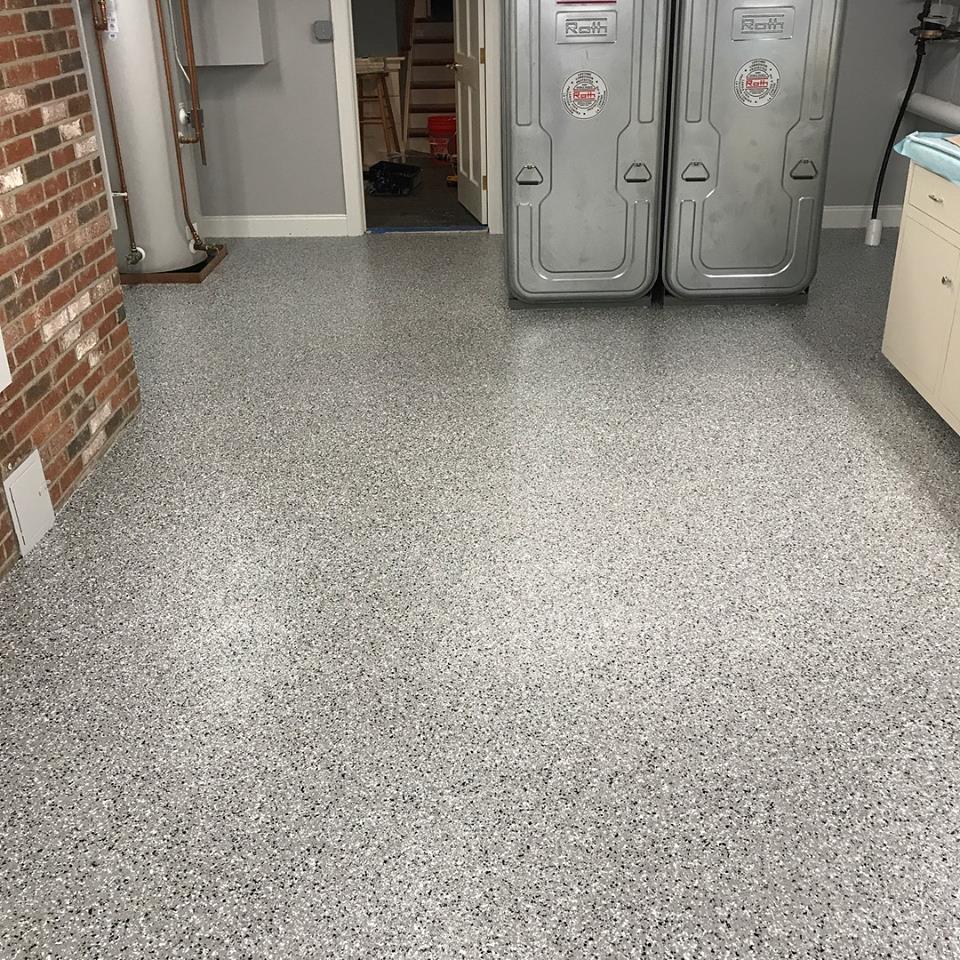 Epoxy  flooring installed in the Boston Area