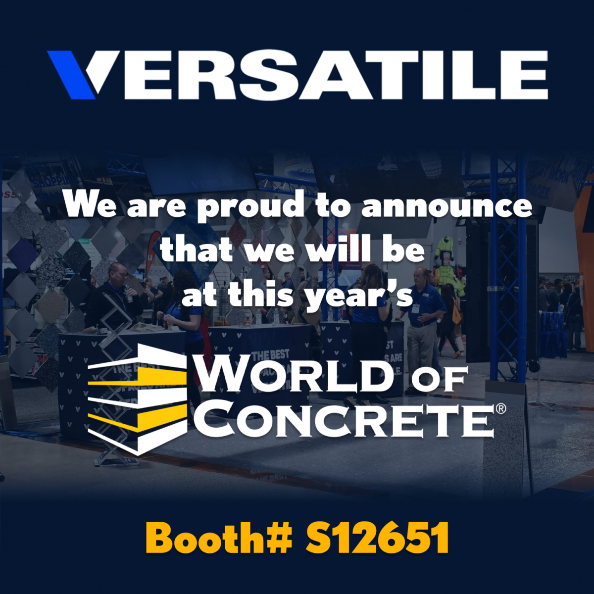 Meet Us at World of Concrete!